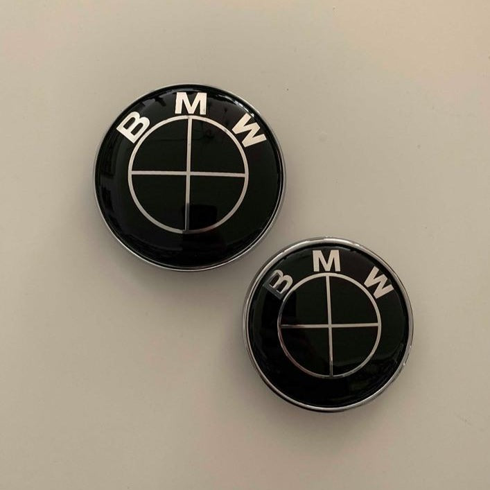 BMW Emblem Helsvart